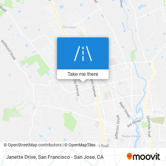 Janette Drive map