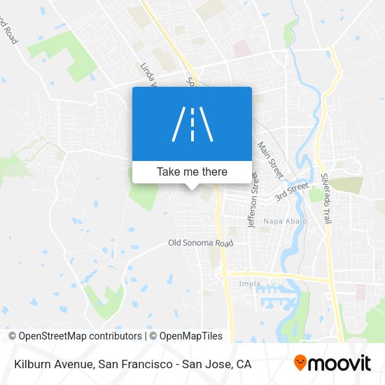 Mapa de Kilburn Avenue