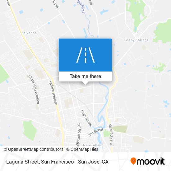 Mapa de Laguna Street