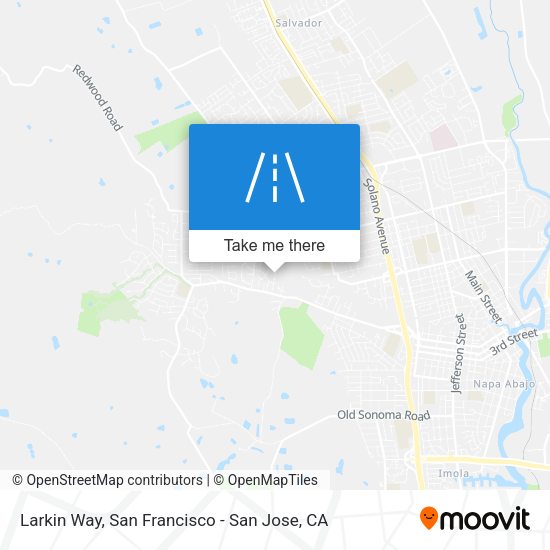 Mapa de Larkin Way