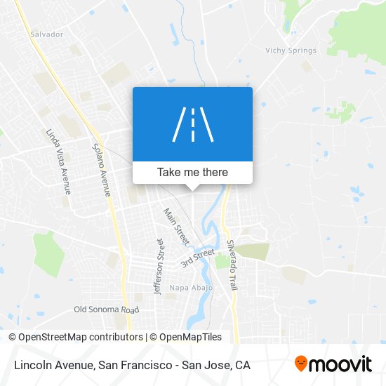 Mapa de Lincoln Avenue