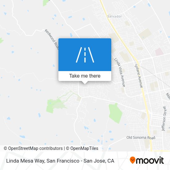 Linda Mesa Way map