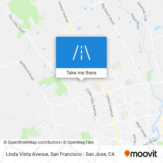 Linda Vista Avenue map