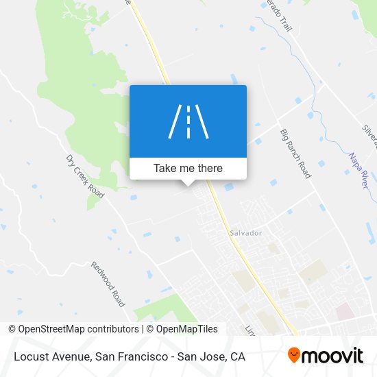 Mapa de Locust Avenue