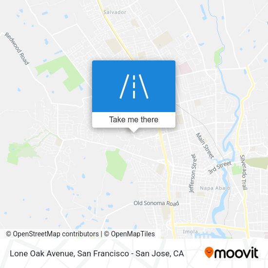 Mapa de Lone Oak Avenue