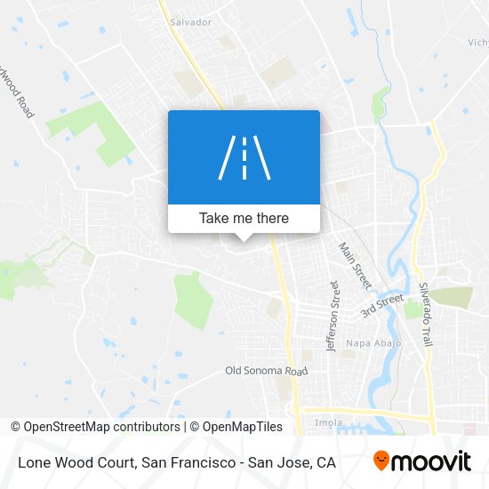 Mapa de Lone Wood Court