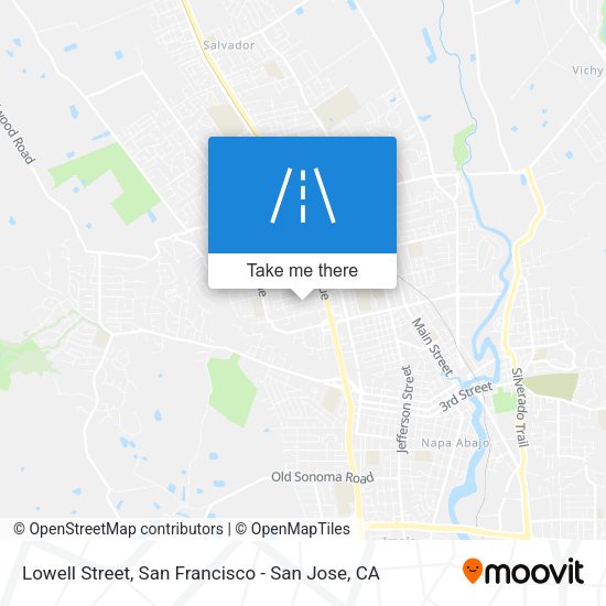 Mapa de Lowell Street