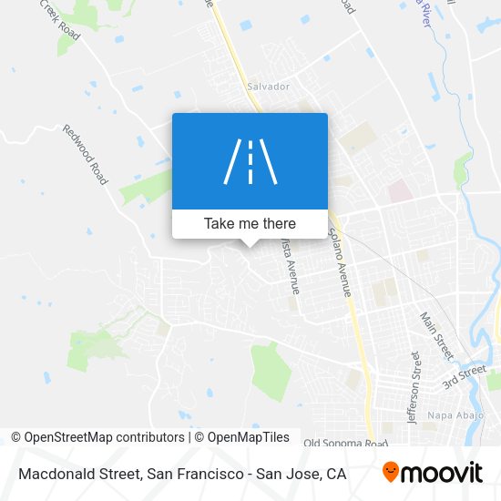 Mapa de Macdonald Street