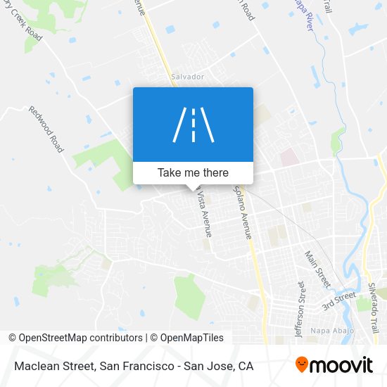 Maclean Street map