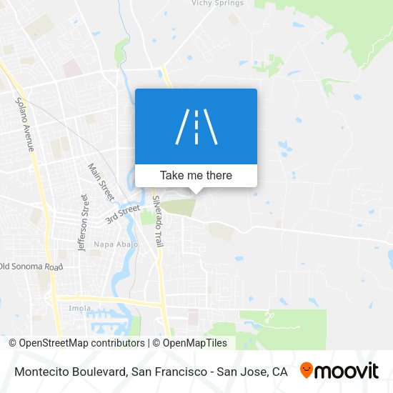 Montecito Boulevard map