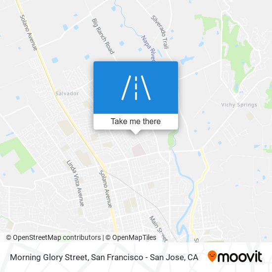 Morning Glory Street map