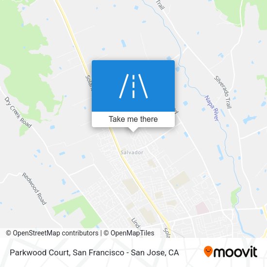 Mapa de Parkwood Court