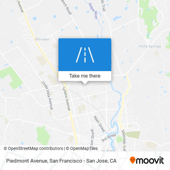 Mapa de Piedmont Avenue