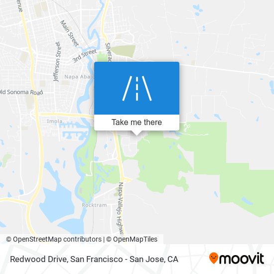 Redwood Drive map