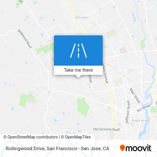Mapa de Rollingwood Drive