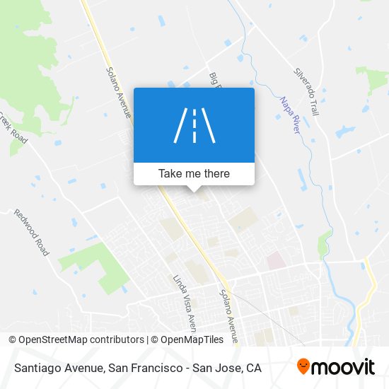 Santiago Avenue map