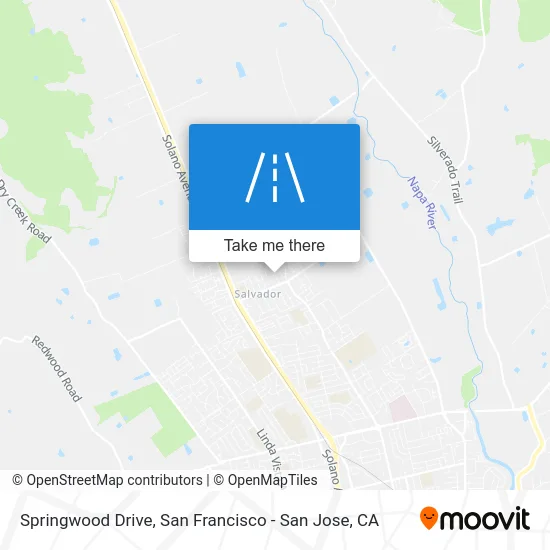 Springwood Drive map