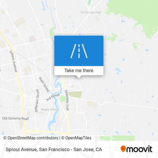 Sproul Avenue map