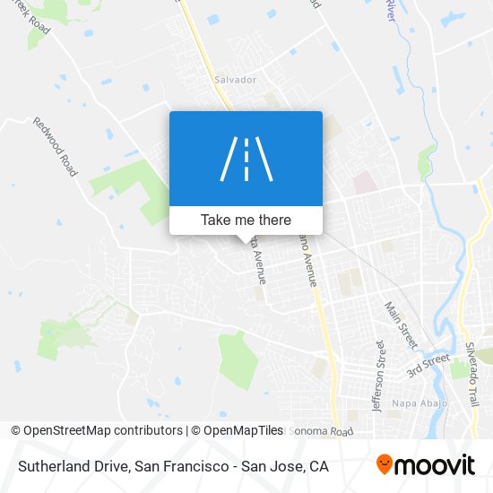 Sutherland Drive map