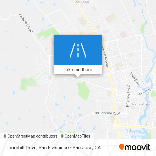 Thornhill Drive map