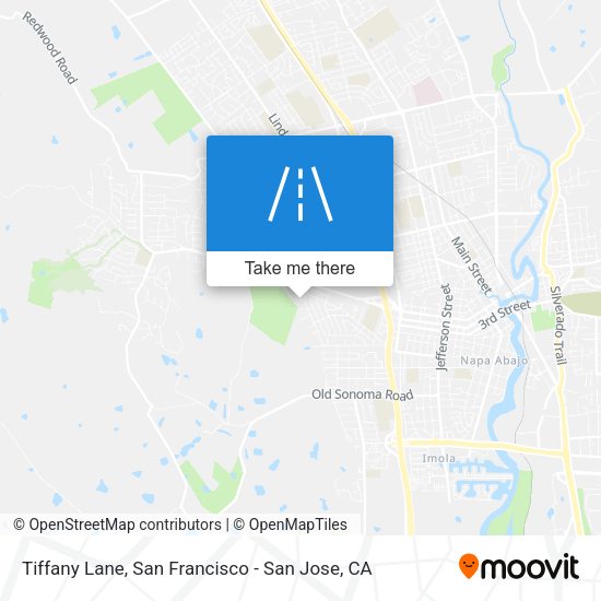 Mapa de Tiffany Lane
