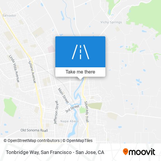 Tonbridge Way map