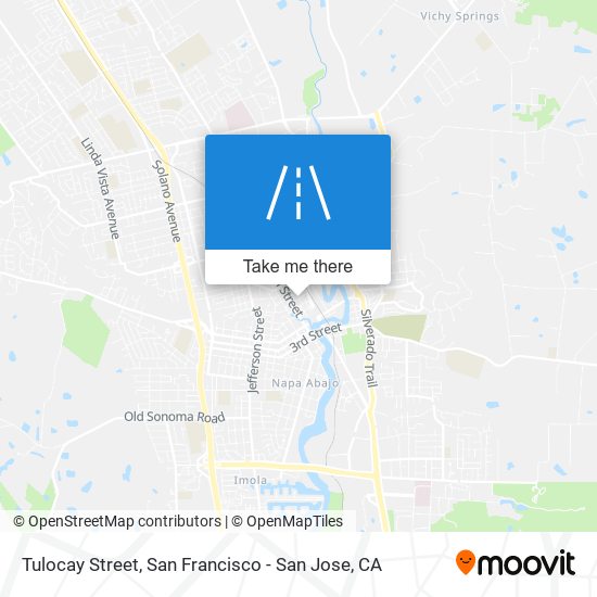 Tulocay Street map