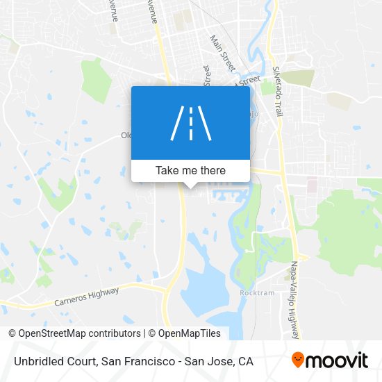 Mapa de Unbridled Court