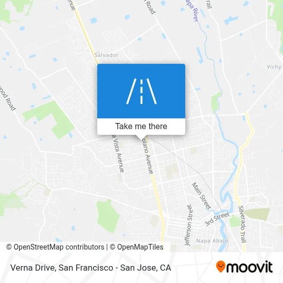 Verna Drive map