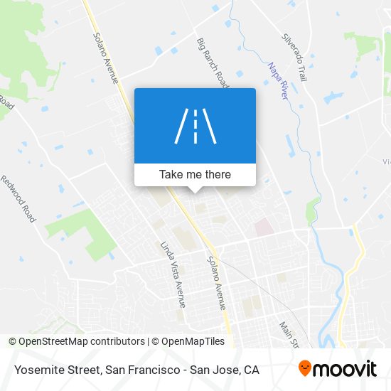 Yosemite Street map