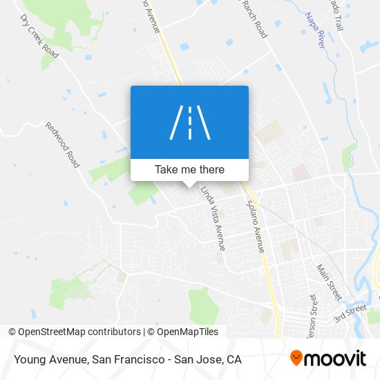 Young Avenue map