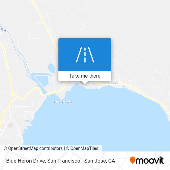 Blue Heron Drive map
