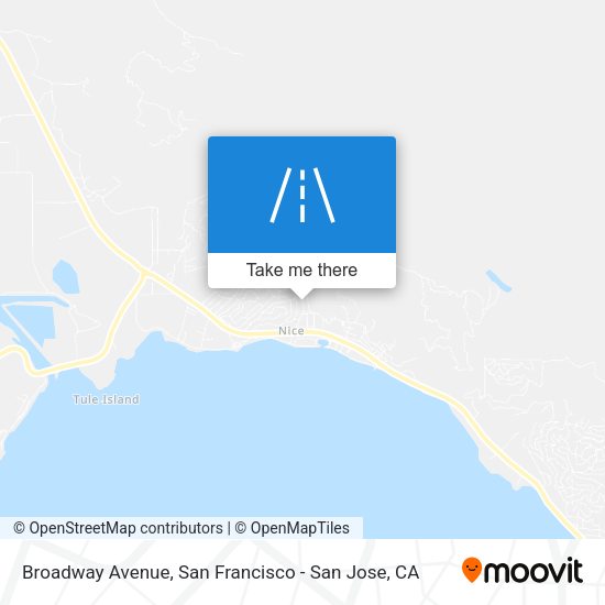 Mapa de Broadway Avenue