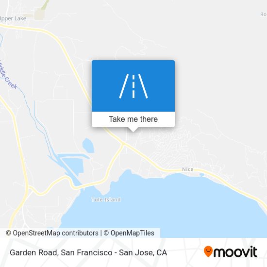 Mapa de Garden Road