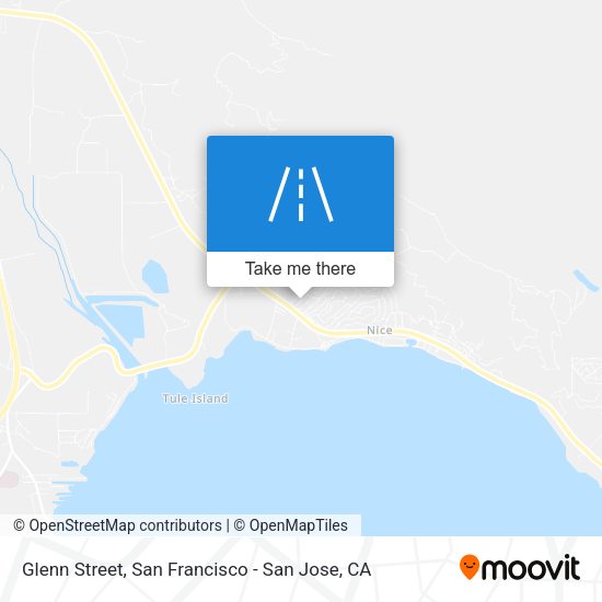 Mapa de Glenn Street