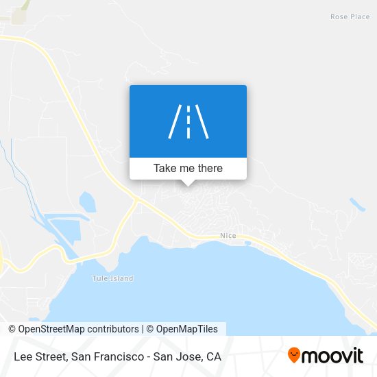 Mapa de Lee Street