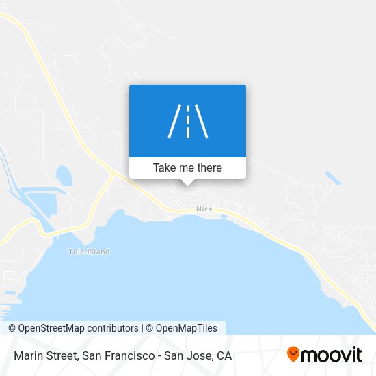 Marin Street map