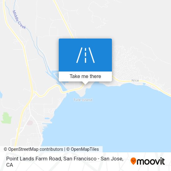 Point Lands Farm Road map