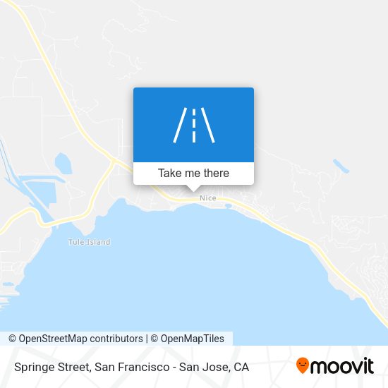Mapa de Springe Street