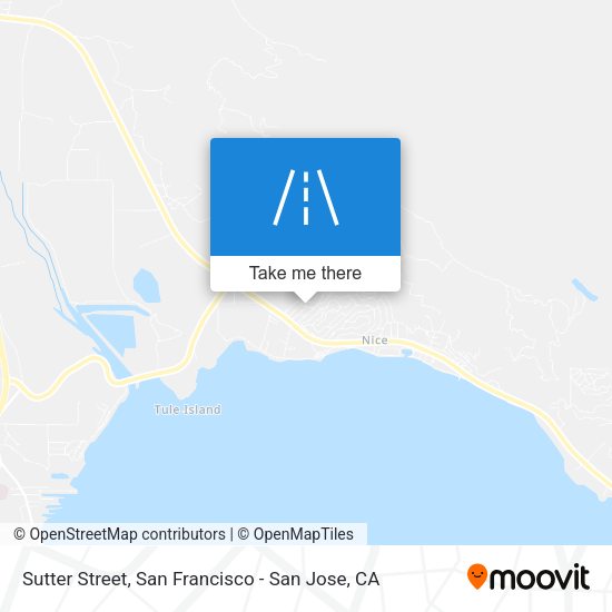 Mapa de Sutter Street