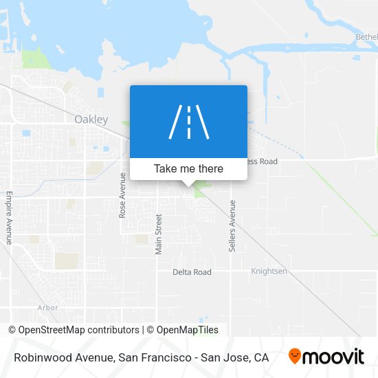 Robinwood Avenue map