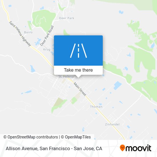 Mapa de Allison Avenue