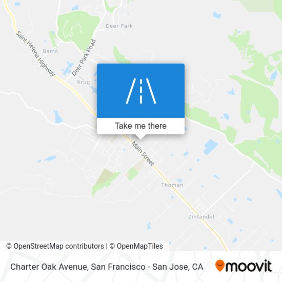 Charter Oak Avenue map