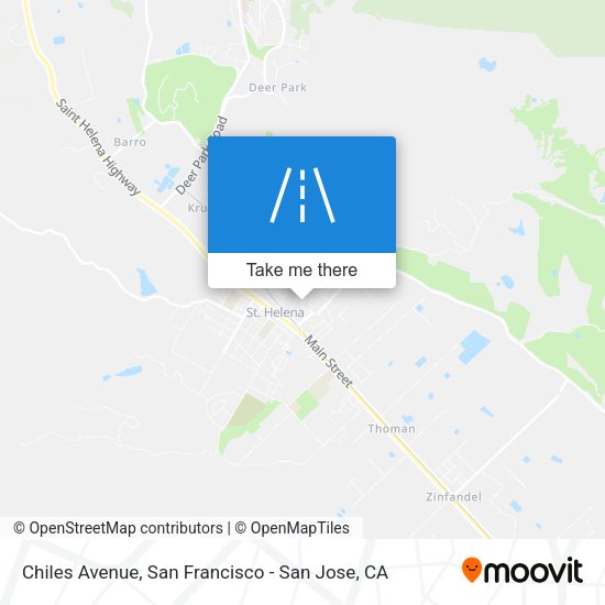 Mapa de Chiles Avenue