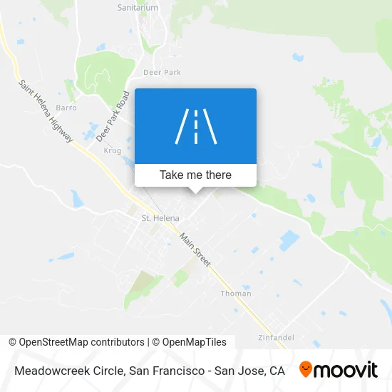Mapa de Meadowcreek Circle