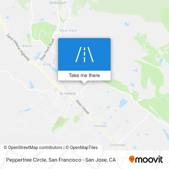 Mapa de Peppertree Circle