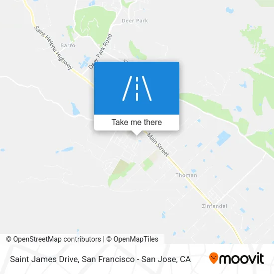 Saint James Drive map