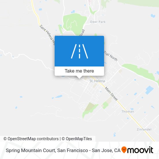 Mapa de Spring Mountain Court