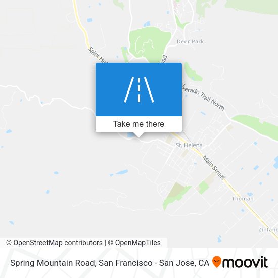 Spring Mountain Road map