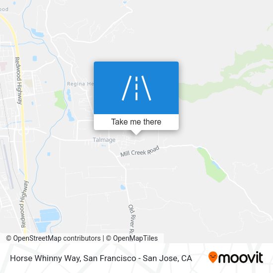 Mapa de Horse Whinny Way